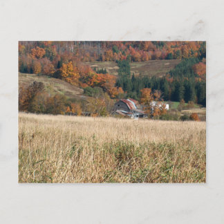 De herfst in het briefkaart van Vermont