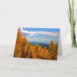 De herfst in New Mexico Kaart