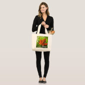 De herfst is een tweede lente-lek grote tote bag (Voorkant (model))