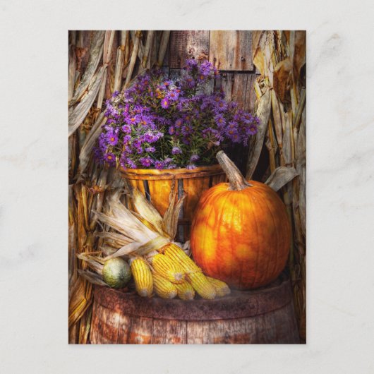 De herfst is festief briefkaart (Voorkant)