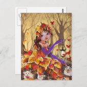 De herfst is gekomen - Briefkaart (Voorkant / Achterkant)