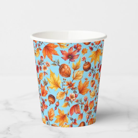 De herfst is in de lucht papieren bekers (Links)