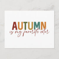 De herfst is mijn favoriete kleur
