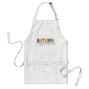 De herfst is mijn favoriete kleur standaard schort