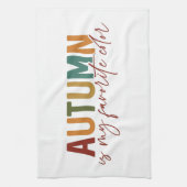 De herfst is mijn favoriete kleur theedoek (Verticaal)