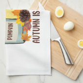 De herfst is mijn jam theedoek (Quarter Fold)