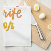 "De herfst is mijn lievelingskleur" Theedoek (Quarter Fold)