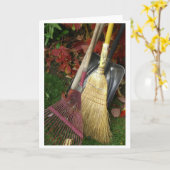 de herfst kaart (Gele Bloem)