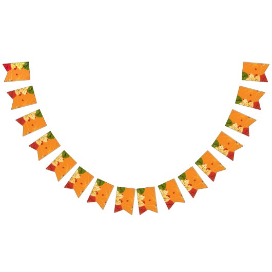 De herfst komt op zonsondergang vlaggetjes (Alle)