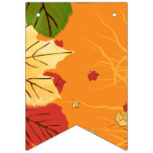 De herfst komt op zonsondergang vlaggetjes (Derde vlag)