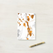 De herfst laat 2 post-it® notes (Op bureau)