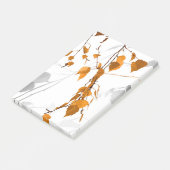 De herfst laat 2 post-it® notes (Schuin)