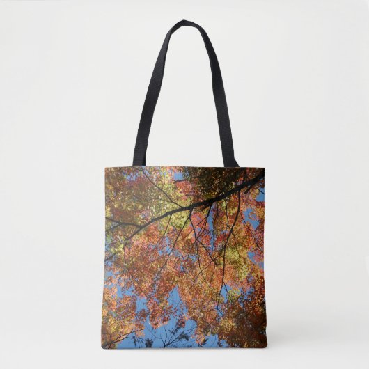 De herfst laat de Canvas tas van de Foto New Engla (Voorkant)