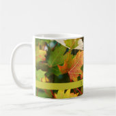 De herfst laat de Mok van koffie achter (Links)