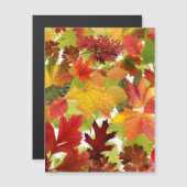 De herfst laat Magnetische Kaart over (Voorkant / Achterkant)