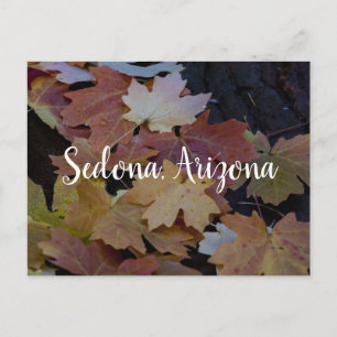 De herfst laat zich over, Sedona Arizona Briefkaart