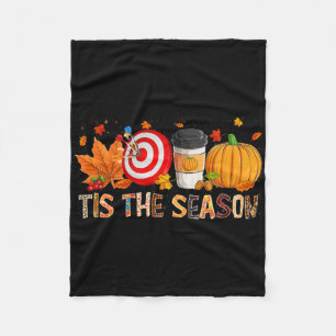 De Herfst Le Season Leopard Pumpkin Darts Hallowee Fleece Deken