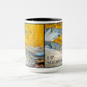 De herfst lekt in de Herfsten van Bond Michigan Mok (Midden)