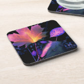 De herfst lekt in Neon Drankjes Onderzetter (Linkerzijde)