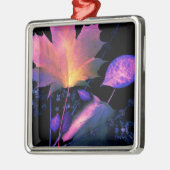 De herfst lekt in Neon Metalen Ornament (Links)