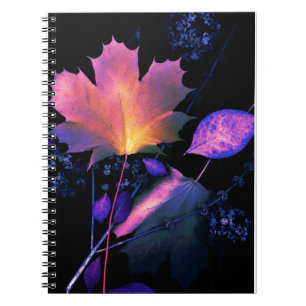 De herfst lekt in Neon Notitieboek