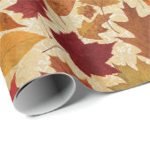 De herfst lekt op Beige Cadeaupapier (Rol Hoek)