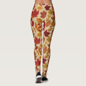 De herfst lekt op Beige Leggings (Achterkant)
