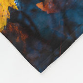 De herfst lekt op de waterscène fleece deken (Hoek)