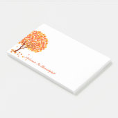 De herfst na de herfst is prachtig post-it® notes (Schuin)