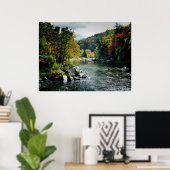 De Herfst - Ohiopyle, PA Poster (Thuiskantoor)