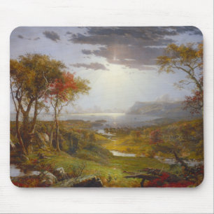 De herfst op de Rivier Hudson Muismat