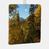 De herfst op het Trail-naar-droommeer Keramisch Ornament (Rechts)