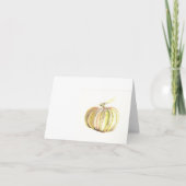 de herfst pompoen kaart (Voorkant)