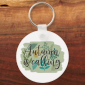 De herfst roept sleutelhanger (Voorkant)