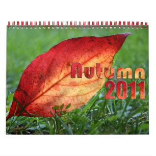 De herfst van 2011 kalender
