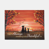 De herfst van de Zonnetijd altijd Thankful Deurmat (Voorkant)