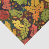 De herfst van Goud, Rust Brown en Green Tissuepapier (Detail)