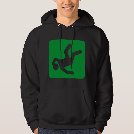 De Herfst van het Man - Grass Green Hoodie (Voorkant)