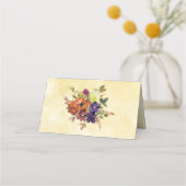 De herfst van het Paarse  Floral Burnt Oranje Yell (Achterkant)