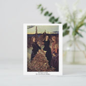 De herfst van John Everett Millais Briefkaart (Staand voorkant)