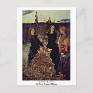 De herfst van John Everett Millais Briefkaart