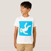 De Herfst van Man - Sky Blue T-shirt (Voorkant volledig)