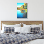 De Herfst van Michigan Canvas Afdruk (Insitu (Slaapkamer))
