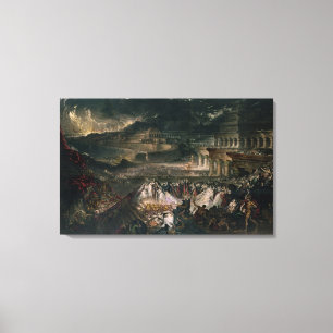 De Herfst van Nineveh Canvas Afdruk