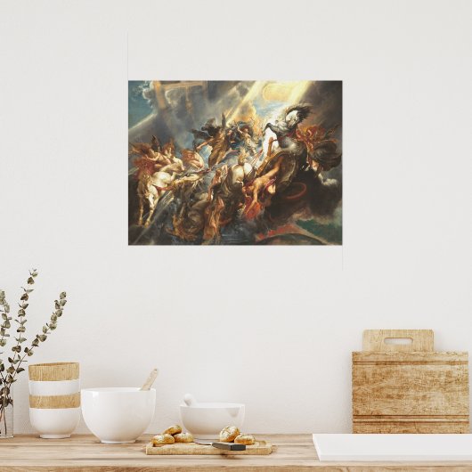 De Herfst van Phaeton - Peter Paul Rubens Fine Art Poster (Keuken)