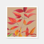 De herfst verlaat herfst art homeware servet (Voorkant)