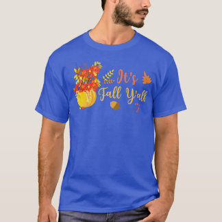 De Herfst Yall Cute Pumpkin laat de Zeeen van de h T-shirt