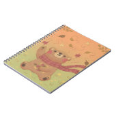 De herfstbladeren van de teddybeer notitieboek (Linkerzijde)