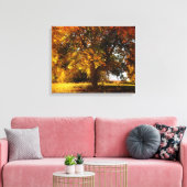 De herfstboom canvas afdruk (Insitu (Woonkamer))