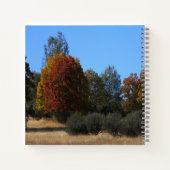 De herfstdag in het land..... notitieboek (Achterkant)